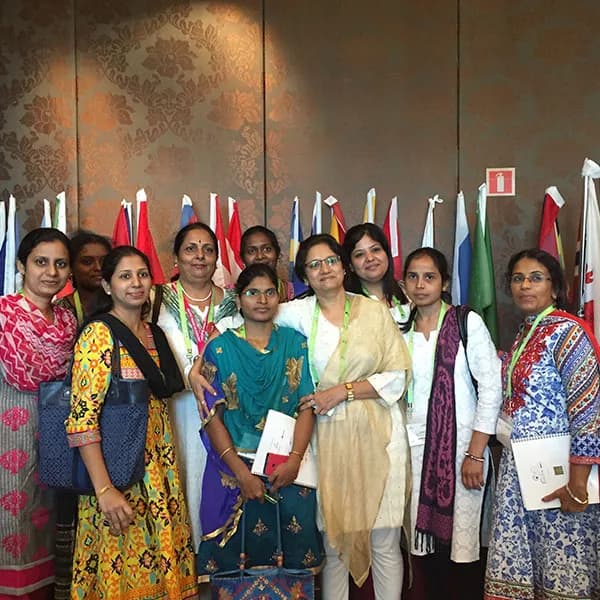 Group photo with international delegates